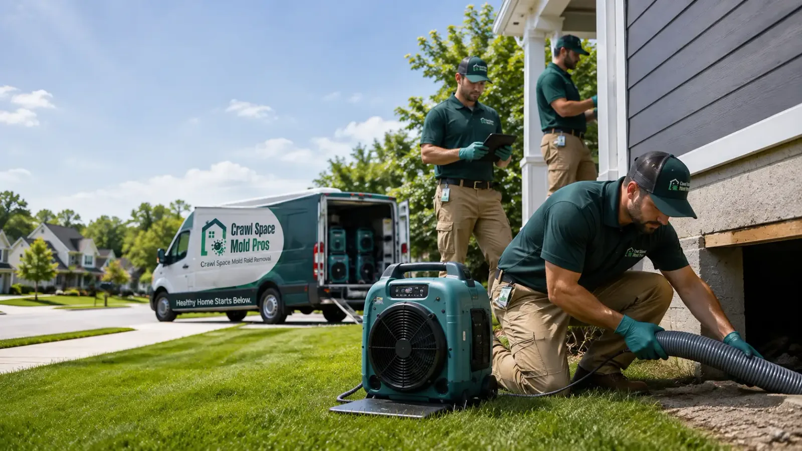 Crawl Space Mold Removal in Wellington, IL